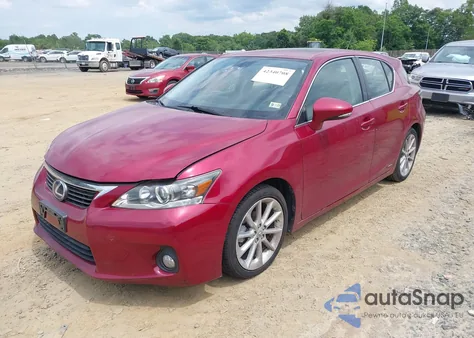 2012 Lexus Ct 200H Premium from USA, damaged, VIN JTHKD5BH3C2108116